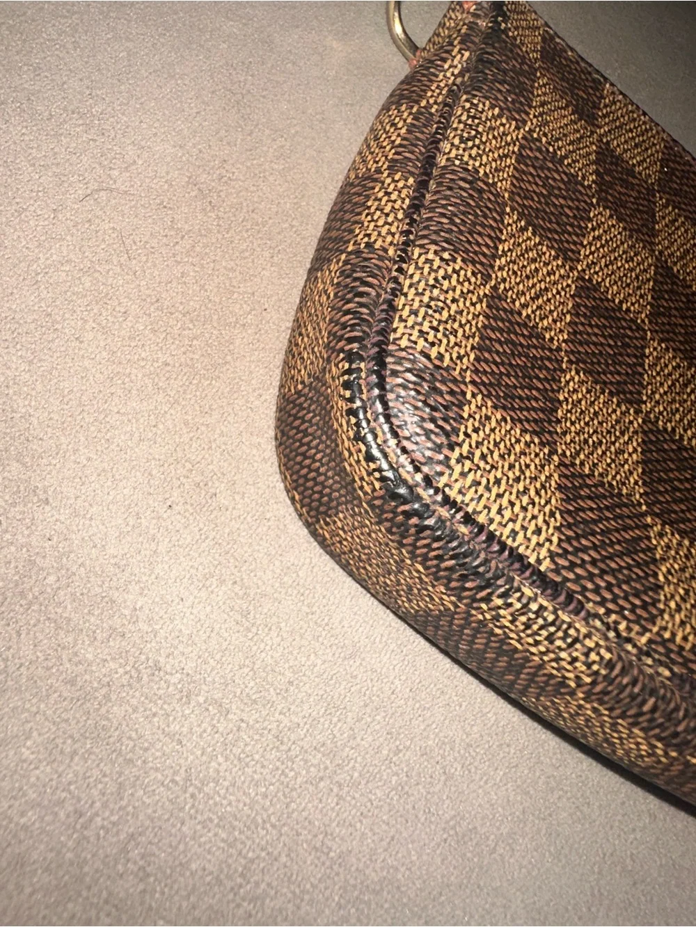 Louis Vuitton Damier Ebene MINI Pouchette Accessories *No Strap*